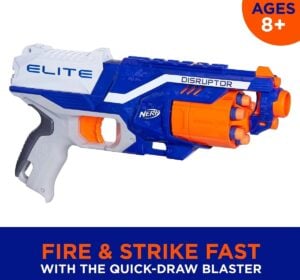 Hasbro Nerf Disruptor Elite Blaster | 27m 6- Soft Dart Bullets Bolt Action Toy Gun For Kids | 8+ Years