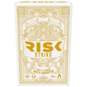 Hasbro Risk Strike Cards and Dice Strategy Game for Teens and Adult | 10+ Years.