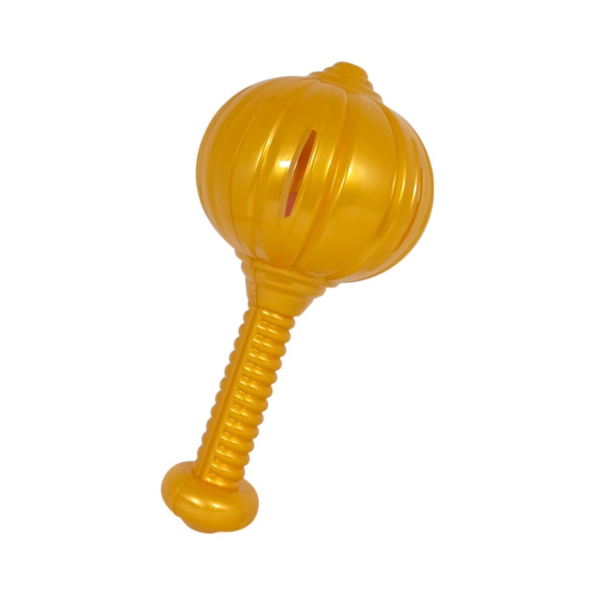 United Agencies Bhim Gada Plastic Rattle Toy For Baby's | Easy-To-Hold Shape For Infant Toy For Kids  | 0+Months