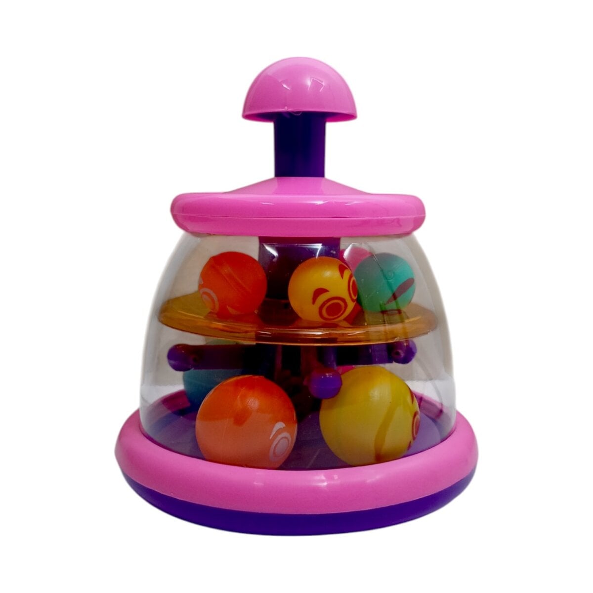 Img 20250428 110314740 Mfnr Photoroom Push N Spin Ball Spinner Toy | Mini Popper For Toddlers | Colorful Spinning Balls | Push Spinner For Kids | 6+Months – Fun Sensory Learning Toy Push N Spin Ball Spinner Toy | Mini Popper For Toddlers | Colorful Spinning Balls | Push Spinner For Kids | 6+Months – Fun Sensory Learning Toy Image 2