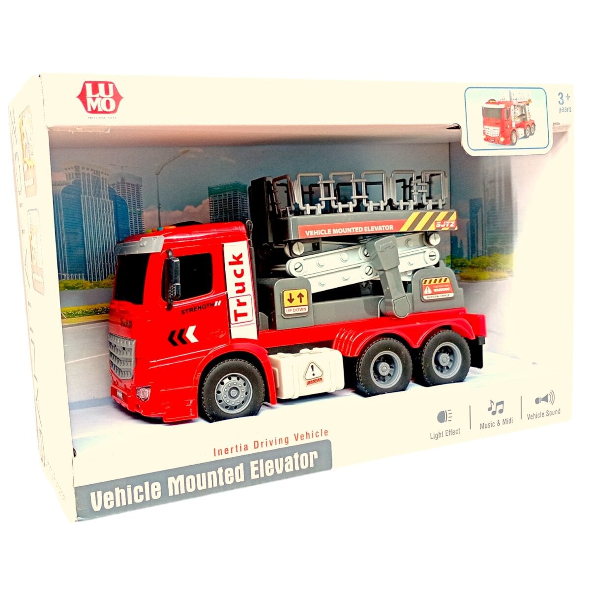 SMART Sanitation Driving Truck for kids, SMART Sanitation Driving Truck educational playset, SMART Sanitation Driving Truck learning toy, Friction Power SMART Truck, Sanitation Truck toy with light effects, Friction-powered toy truck for kids
