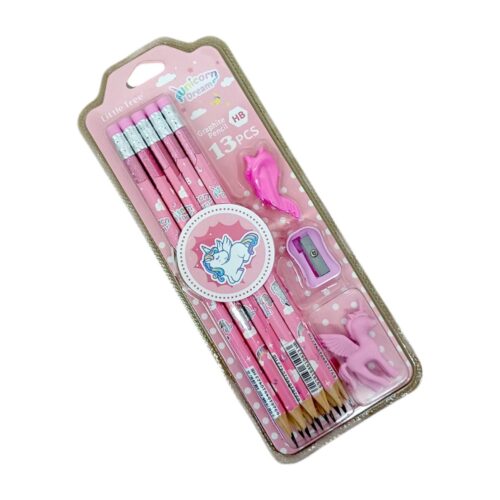 Little Tree Unicorn Theme stationery kit for kids | 3+ years school set, Little Tree Unicorn Theme stationery kit for kids | 3+ years unicorn stationery, Little Tree Unicorn Theme stationery kit for kids | 3+ years writing supplies, Little Tree Unicorn Theme stationery kit for kids | 3+ years kids gift set