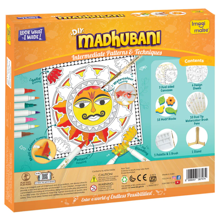Imagi make DIY Madhubani Kit For Kids