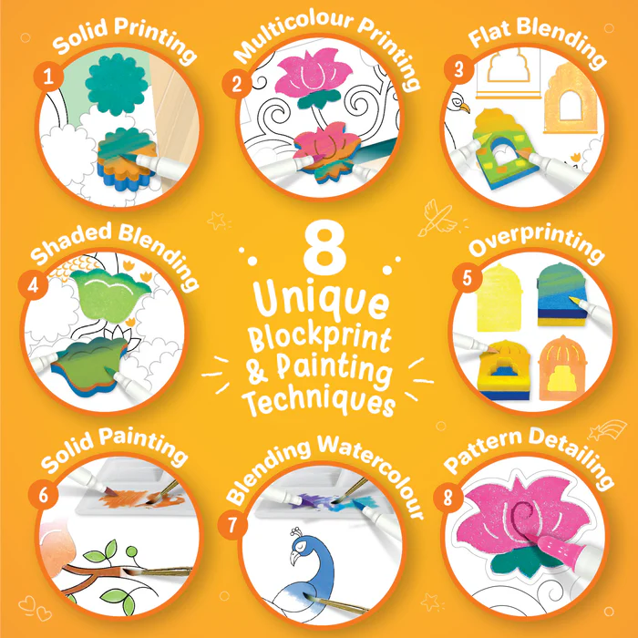 Buy Imagimake DIY Pichwai Design And Pattern kit For Kids Make12