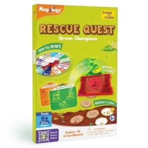 Imagimake Rescue Quest–Green Champions | Educational Fun Board Games For kids |5+Years