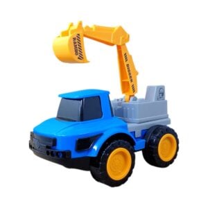United Agencies Friction Powered Rambo Digger Toy – Ultimate Construction Vehicle for Kids | Durable Digger Bucket with Rotating Arm | Ages 3+