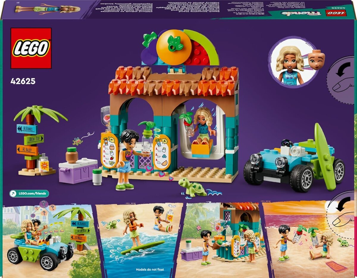 Buy Lego Friends Beach Smoothie Stand 42625 Building Blocks For Kids  Years for Online In India • Kheliya Toys