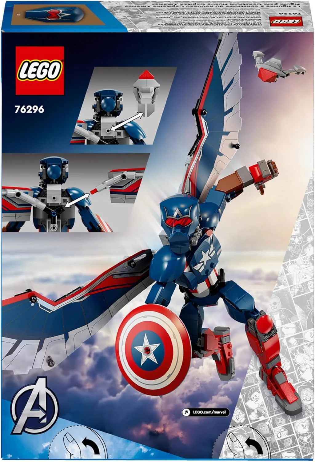 Buy Lego Marvel New Captain America Construction Figure For Kids 76296  Building Blocks 8+ Years for Online In India • Kheliya Toys