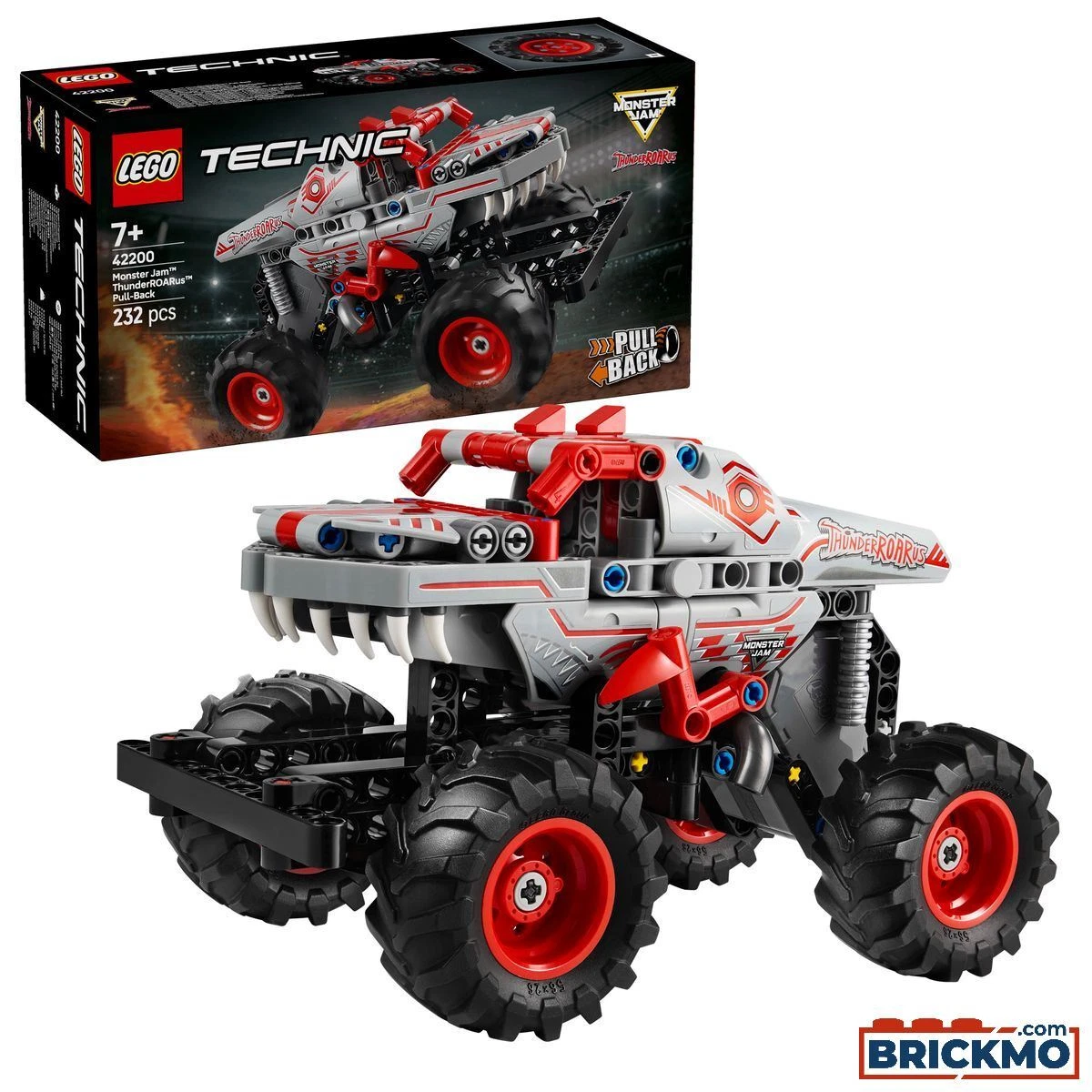 Buy Lego Technic Monster Jam Thunder Pull-Back 232 Pcs 42200 Building  Blocks Toys for Kids 7+ Years for Online In India • Kheliya Toys