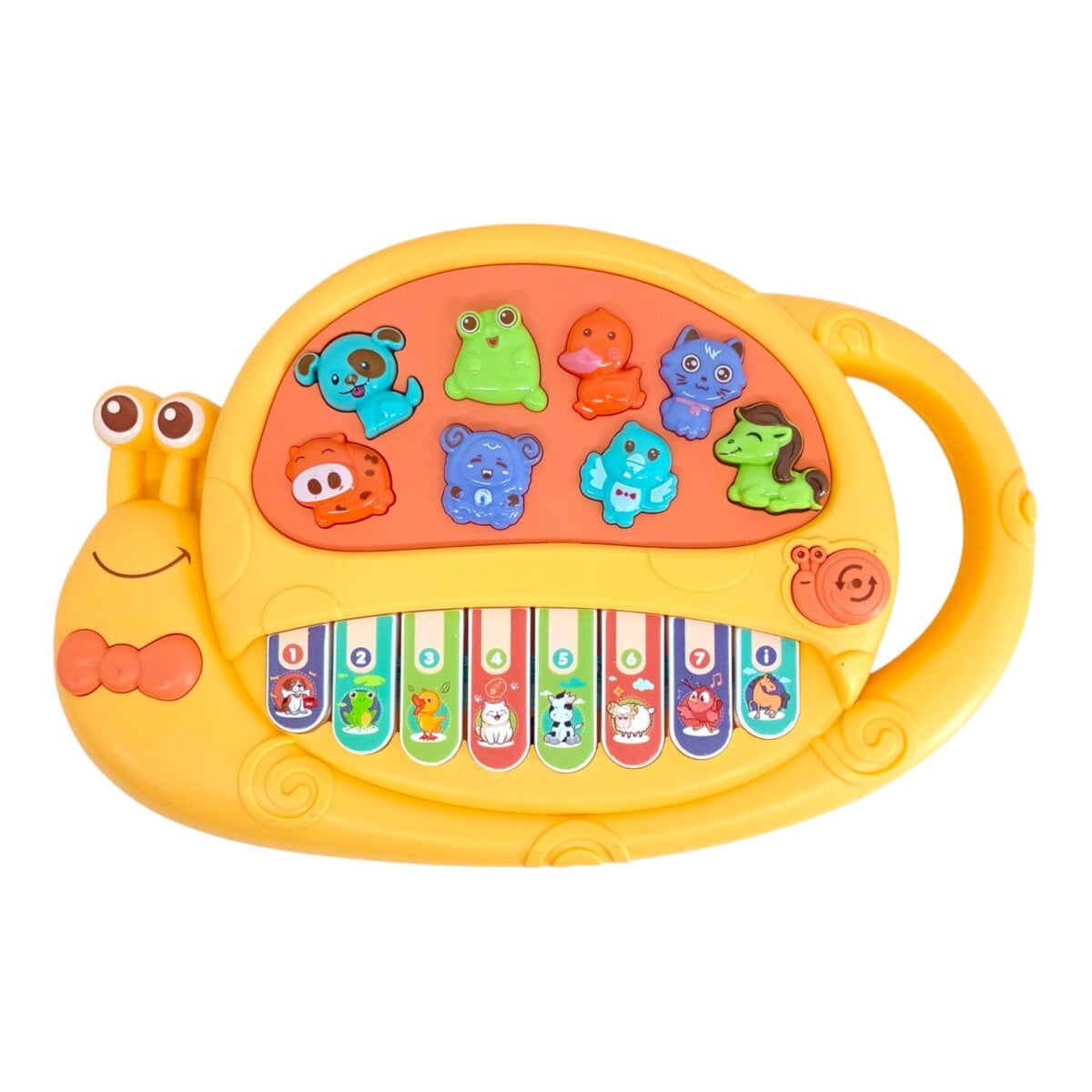 Lumo Snail Musical Electronic Piano Snail For Kids 4 Electronic Organ Snail Piano – Amazing Musical Toy With Animal Sounds And Light Modes For Kids 3+ To Boost Early Learning And Creative Play Electronic Organ Snail Piano – Amazing Musical Toy With Animal Sounds And Light Modes For Kids 3+ To Boost Early Learning And Creative Play Image 3