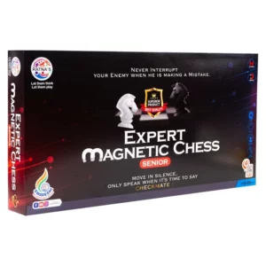 Ratna's Senior Expert Magnetic Chess for Kids | Fun Educational Strategy Board Game for Logical Thinking, Memory Skills and Travel Play | 5+ Years