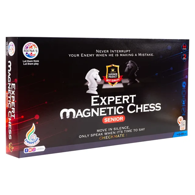 Ratna's Senior Expert Magnetic Chess for Kids board game, Ratna's Senior Expert Magnetic Chess for Kids educational toy, Ratna's Senior Expert Magnetic Chess for Kids travel chess set