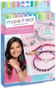 Make It Real Rainbow Bling Bracelets Multicolor For Girls | 8 + Years