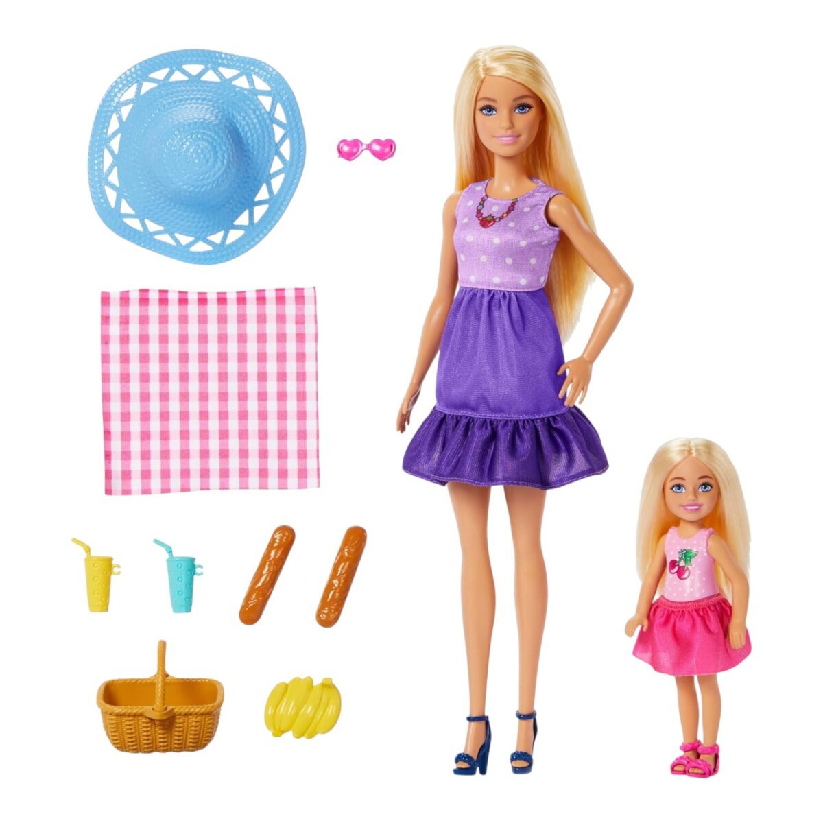 Mattel Barbie Family And Friends Dolls Picnic-Themed Playset