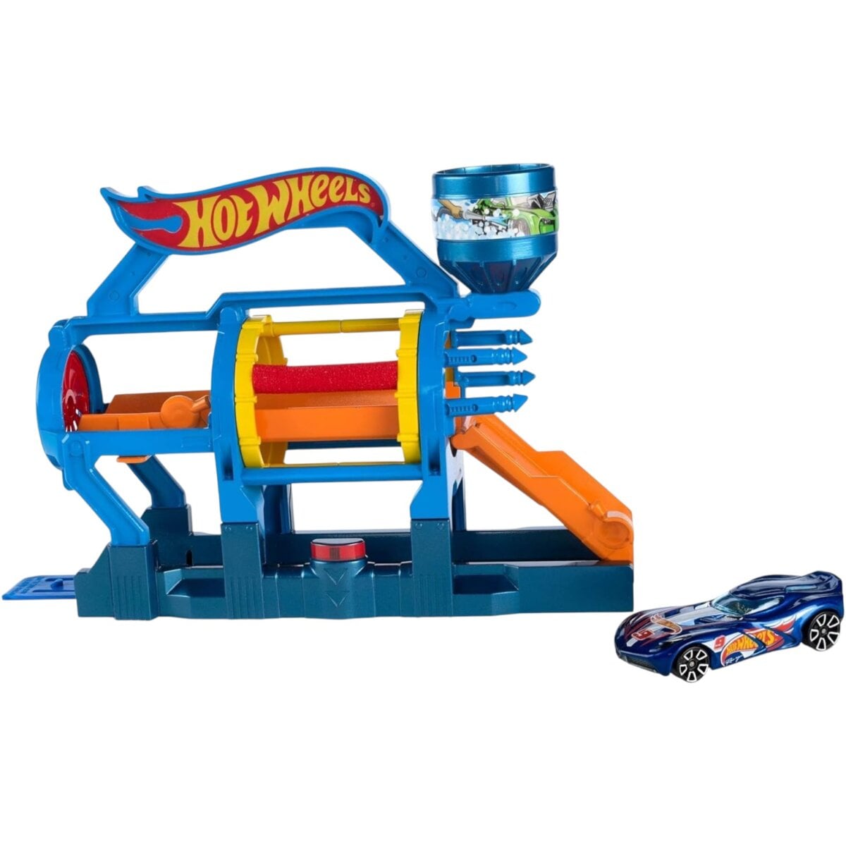 Mattel Hot Wheels Turbo Jet Car Wash Track Play Set 2 Mattel Hot Wheels Turbo Jet Car Wash Track Play Set For Kids | Fun Car Toy For 4+ Years Mattel Hot Wheels Turbo Jet Car Wash Track Play Set For Kids | Fun Car Toy For 4+ Years Image 3