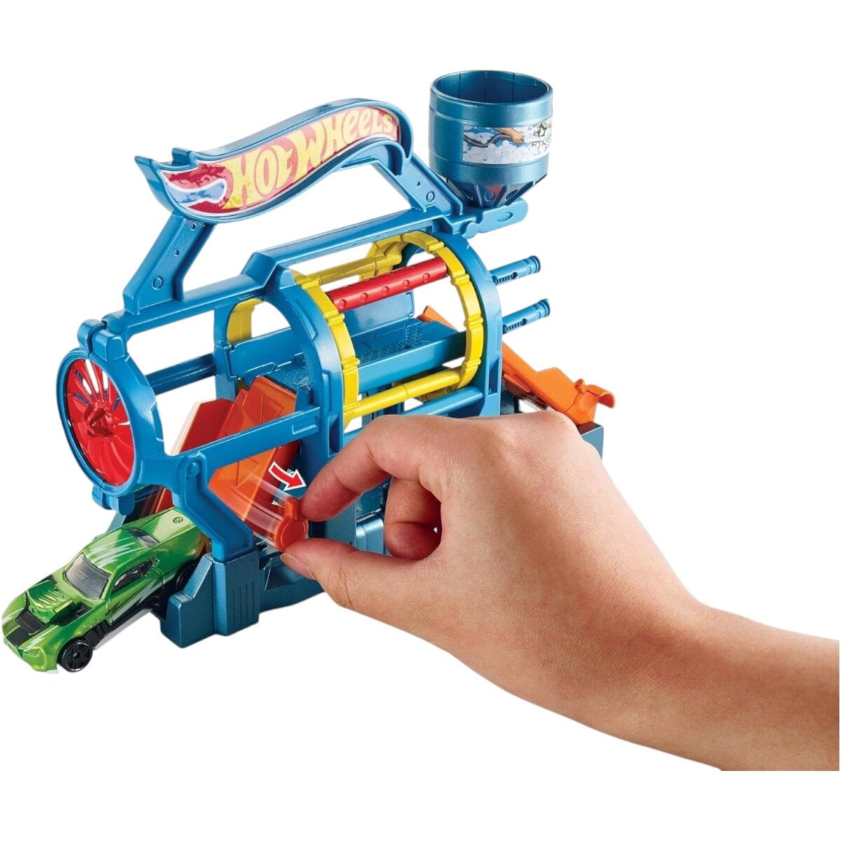 Mattel Hot Wheels Turbo Jet Car Wash Track Play Set4 1 Mattel Hot Wheels Turbo Jet Car Wash Track Play Set For Kids | Fun Car Toy For 4+ Years Mattel Hot Wheels Turbo Jet Car Wash Track Play Set For Kids | Fun Car Toy For 4+ Years Image 2