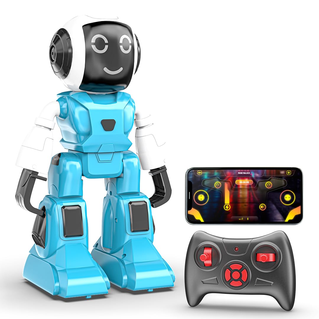 Mirana Remote Control Moonwalker | Smart Interactive AI Walking and Talking Robot | Remote and App Controlled Toy for Kids | 2+ Years.