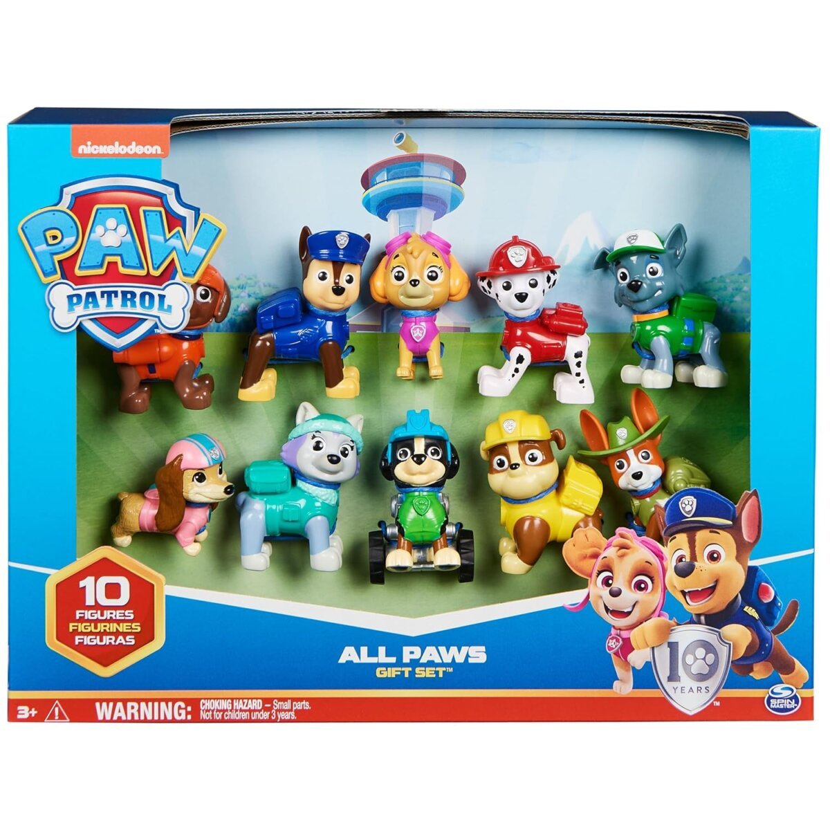 Buy Paw Patrol 10 Collectible Action Figures For Kids |10th Anniversary  Gift Pack All Paws On Deck Toy Figures Gift Pack 3+Years for Online In 