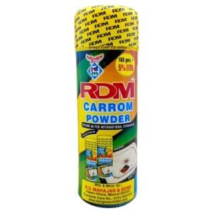 "RDM Carrom Powder for smooth striker movement, RDM Carrom Powder accessory, Essential carrom powder for fast play, Premium carrom powder for smooth shots, Carrom powder for controlled gameplay"