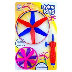 Ratna's 2-in-1 Flying King Fly High | Sky Frisbee and Boomerang Set for Active Outdoor Play | 2+ Years
