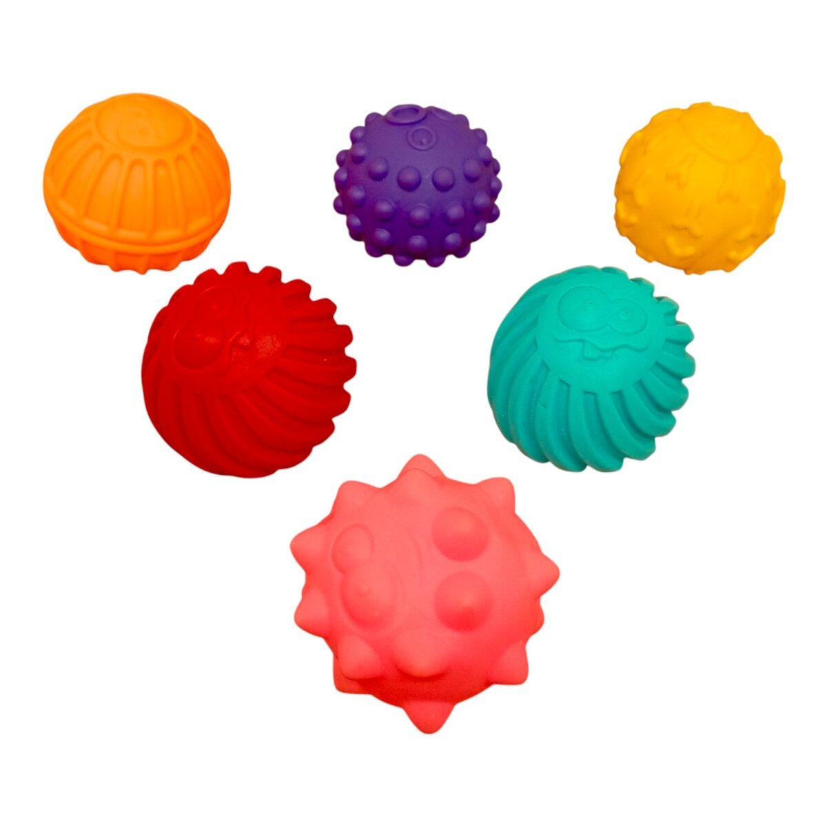 Ratna's Squeezy Colourful Balls | CHUCHU Toys for Infants | Fun and Safe Bath Time Play For Kids | 3+Months