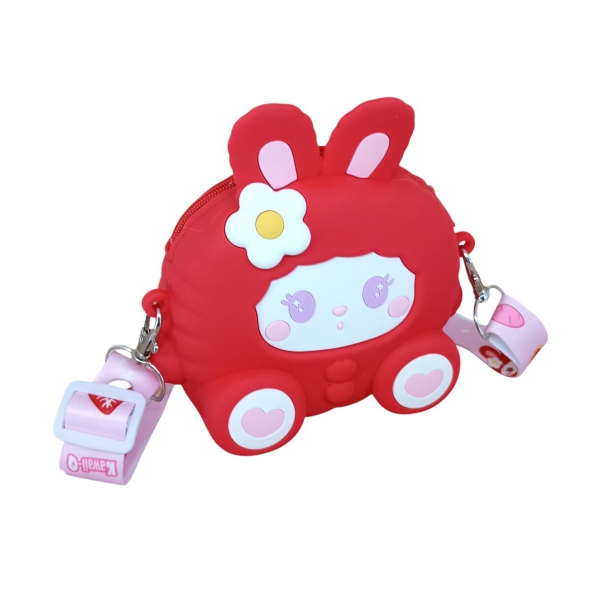 Silicone Sling Hi I'm 'BiBi Cute Bunny' Shaped Bag
