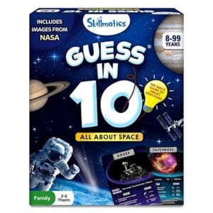 Skillmatics 'Card Game - Guess in 10' All About NASA Space | Fun Space Trivial Game for Kids and Families | 8+ Years