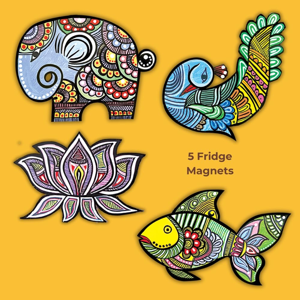 Toykraftt Madhubani Art Diy Indian Art And Craft For Kids 1 Toykraft Madhubani Art Diy Indian Art And Craft Kit | Educational Diy Painting Set For Kids | Traditional Folk Art Learning And Creative Activity | 8+ Years Toykraft Madhubani Art Diy Indian Art And Craft Kit | Educational Diy Painting Set For Kids | Traditional Folk Art Learning And Creative Activity | 8+ Years Image 3