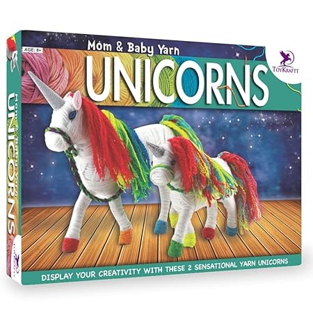 Toykraftt - Mom And Baby Unicorn Art And Craft Set For Kids | 8+ Years