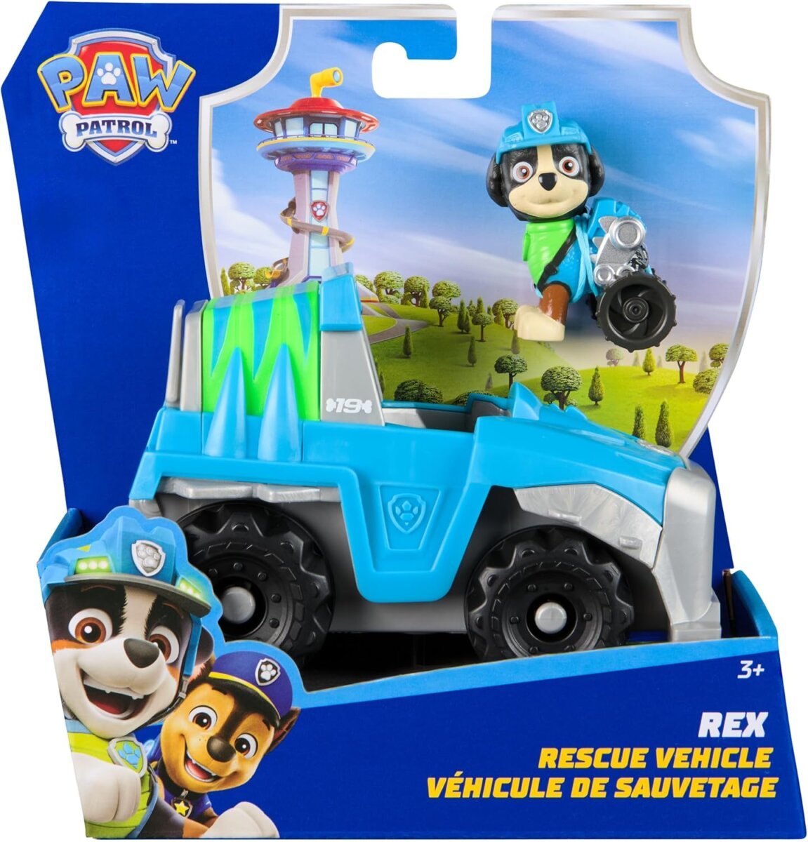 Buy Wingmagic Paw Patrol Rex’s Dinosaur Rescue Vehicle, Toy Truck with  Collectible Action Figure For Kids 3+Years for Online In India • Kheliya 
