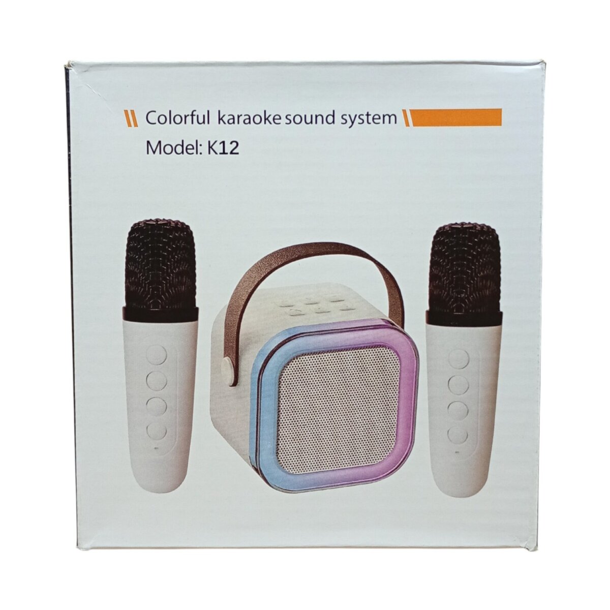 Buy Wireless Rechargeable Karaoke Mic With Speakers For Singing  Wireless Mini Portable Bluetooth Speaker With Microphone And LED Lights  3+ years