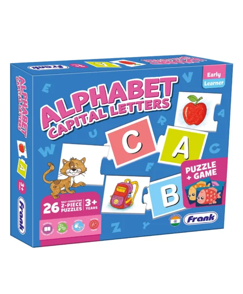 Frank Early Learner Alphabet Capital Letters Puzzle Game For Kids | 3+ Years