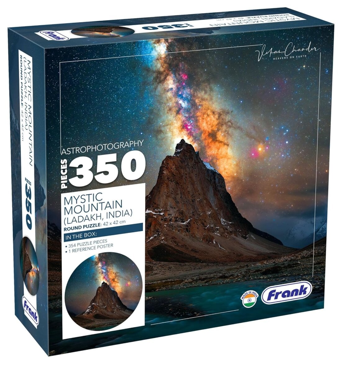 Frank Mystic Mountain 350 Piece Round Jigsaw Puzzle toy for kids, Frank Mystic Mountain 350 Piece Round Jigsaw Puzzle artistic puzzle, Frank Mystic Mountain 350 Piece Round Jigsaw Puzzle family activity, Frank Mystic Mountain 350 Piece Round Jigsaw Puzzle creative fun, Frank Mystic Mountain 350 Piece Round Jigsaw Puzzle premium cardboard