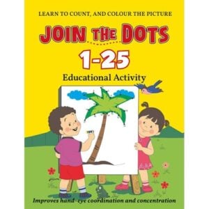 Shree Book Bookoli Join the Dots (1–25) Educational Activity Book | Fun Number Learning and Dot-to-Dot Activity Book for Kids | 3+ Years