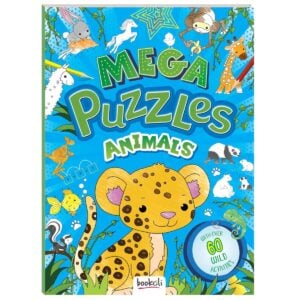 Shree Book Bookoli Mega Puzzles: Animals Book for Kids | Fun Brain-Boosting Activity Book | 5+ Years