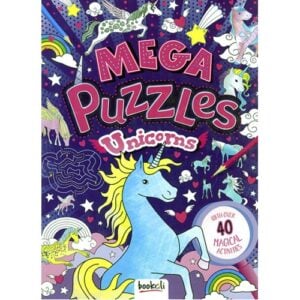 Shree Book Bookoli Mega Puzzles 'Unicorns' Book  | With Over 40 Magical Activities | Fun Unicorn Puzzle Book for Kids | 5+ Years