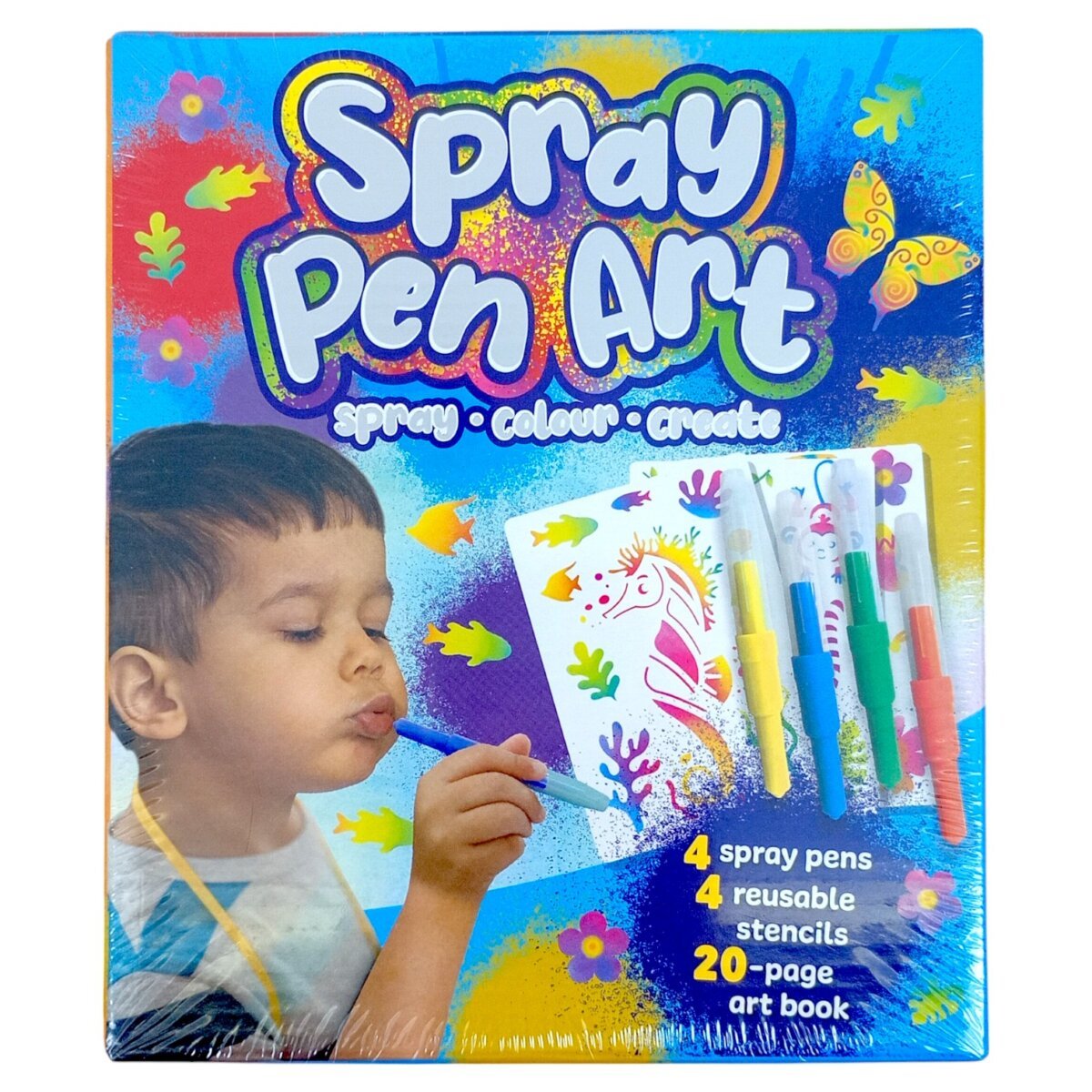 Buy Bookoli Spray Pen Art Color Create Creative DIY Activity Kit for Kids  6+ Years for Online In India • Kheliya Toys
