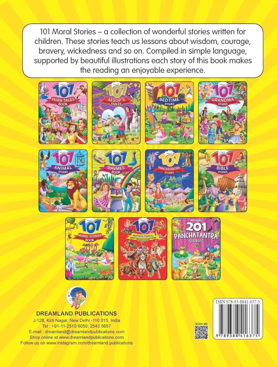 Dreamland 101 Moral Stories A Story Book7 Dreamland 101 Moral Stories Book | Classic Collection For Kids | Engaging Illustrations And Simple Language | 5+ Years Dreamland 101 Moral Stories Book | Classic Collection For Kids | Engaging Illustrations And Simple Language | 5+ Years Image 7
