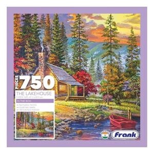Frank The Lakehouse Jigsaw Puzzle |750 Piece Illustration- Stress Relief Jigsaw Puzzles  for Adults And  Kids | 15+ years