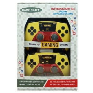 GAME CRAFT Infrasmart Nx HDMI Wireless Gaming | 2.4 G Wireless Controller Ultra HD , 3D , 4K , Fun Game For Kids | 8+ Years