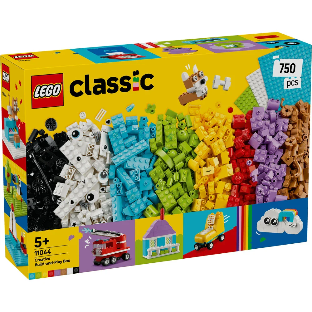 Lego Classic Creative Build-and-Play Box For Kids | 11044 Building Blocks | 750 Pcs | 5+Years