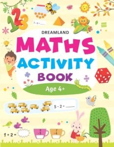 Dreamland Publications Math's Activity Book For Kids | 4+Years