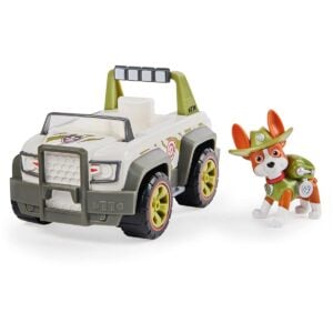 WinMagic Paw Patrol Tracker Jungle Cruiser Truck Vehicle with Collectible Figure – Durable Adventure Toy for Kids Ages 3+ | Imaginative Roleplay Toy