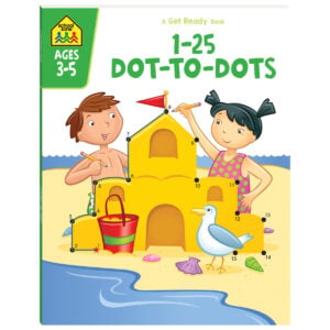Hinkler School Zone A Get Ready ! 1-25 Dot-to-Dots Book For Kids | 3+Years
