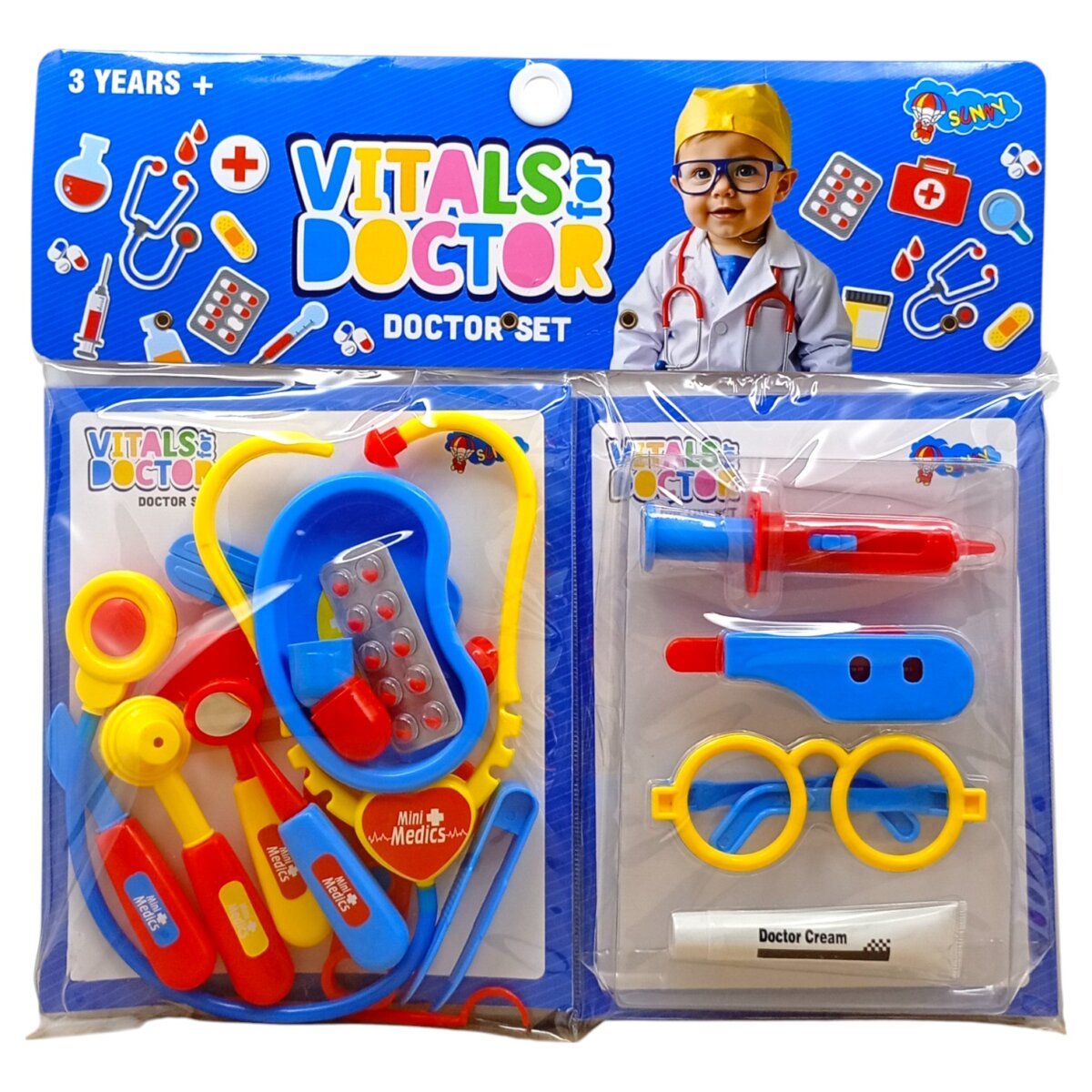 Sunny Vitals Pretend and Play Doctor Set | Educational and Fun Role-Play Toy for Kids | 3+ Years 1 Sunny Vitals Pretend and Play Doctor Set | Educational and Fun Role-Play Toy for Kids | 3+ Years