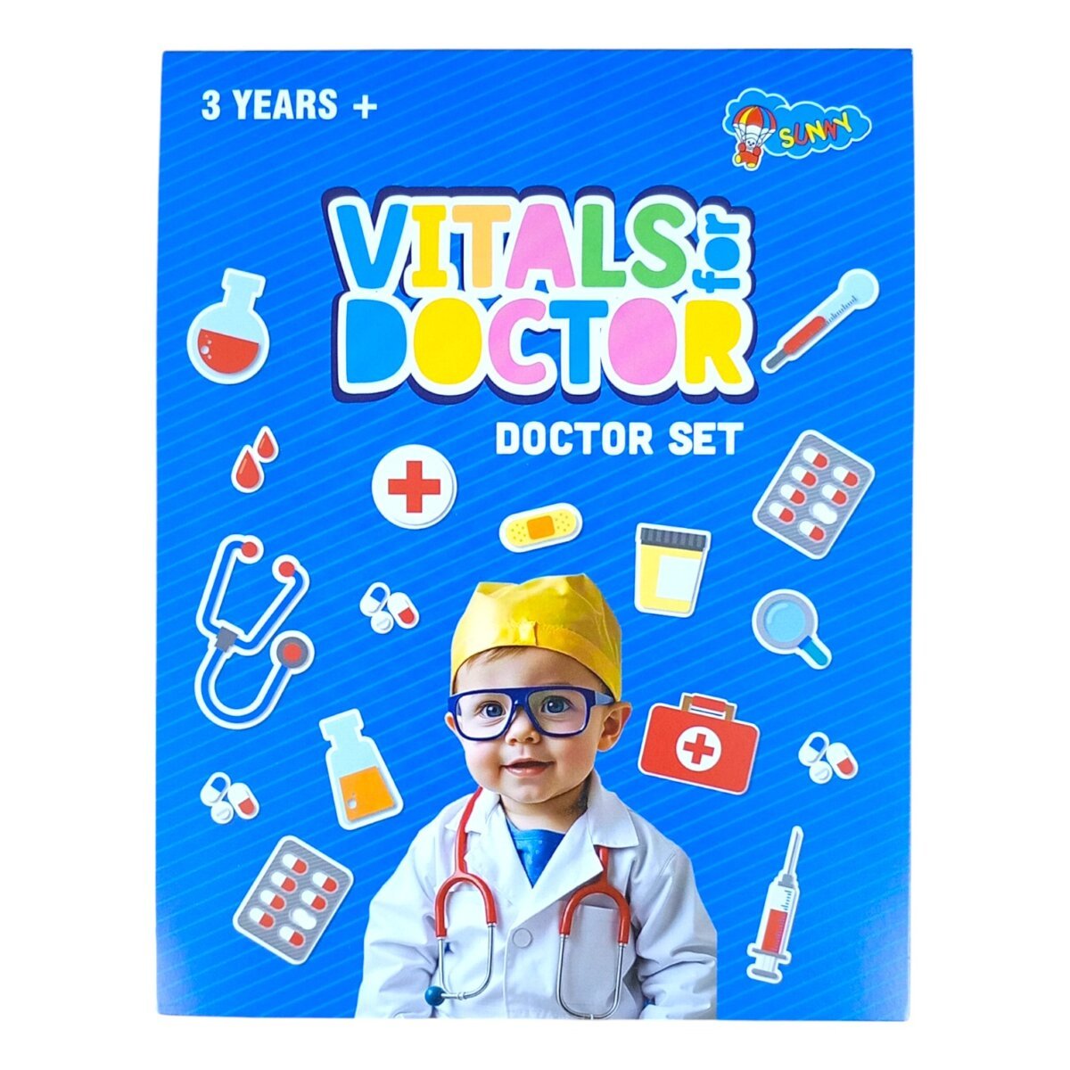 Sunny Vitals Pretend and Play Doctor Set | Educational and Fun Role-Play Toy for Kids | 3+ Years 5 Sunny Vitals Pretend and Play Doctor Set | Educational and Fun Role-Play Toy for Kids | 3+ Years - Image 5