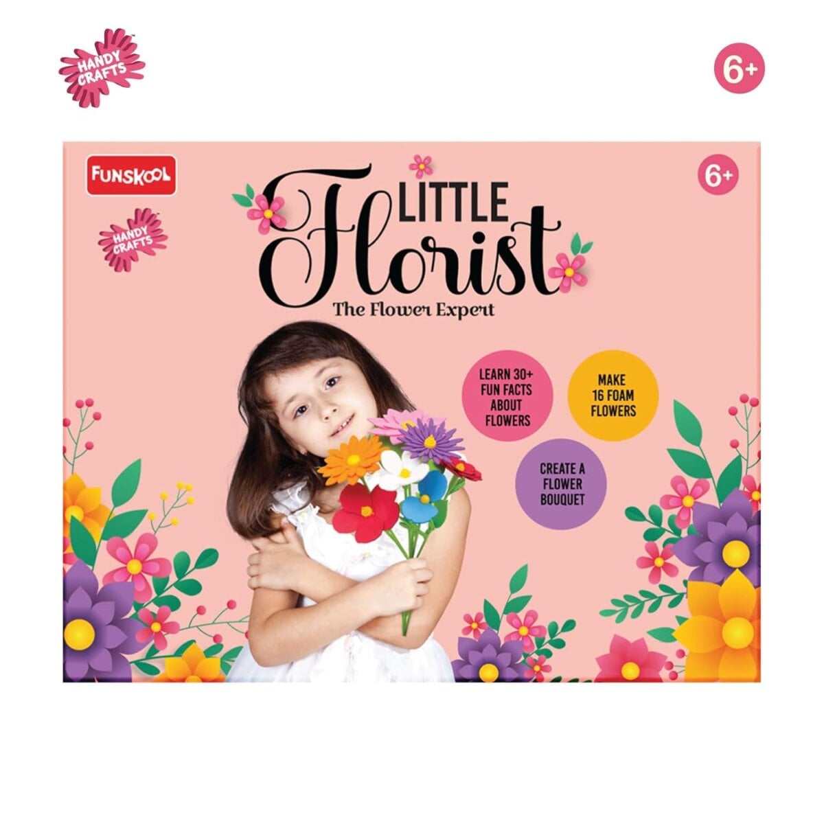 Funskool Handycrafts Little Florist The Flower Expert DIY Kit | Art And Craft Learning Fun And Engaging Activity | 6+Years