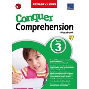 Shree Book SAP Conquer Comprehension Workbook Primary Level 3 For Kids  | 7+Years