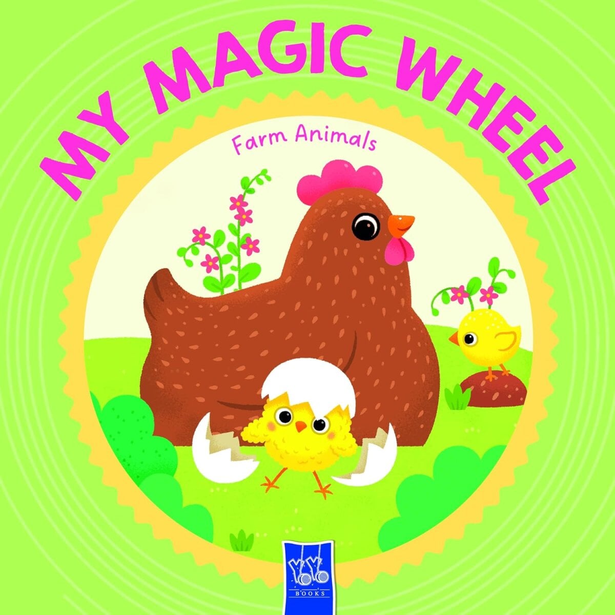 My Magic Wheels Farm Animal | Interactive Storybook with Moving Wheels and Farm-Themed Fun | 3+ Years