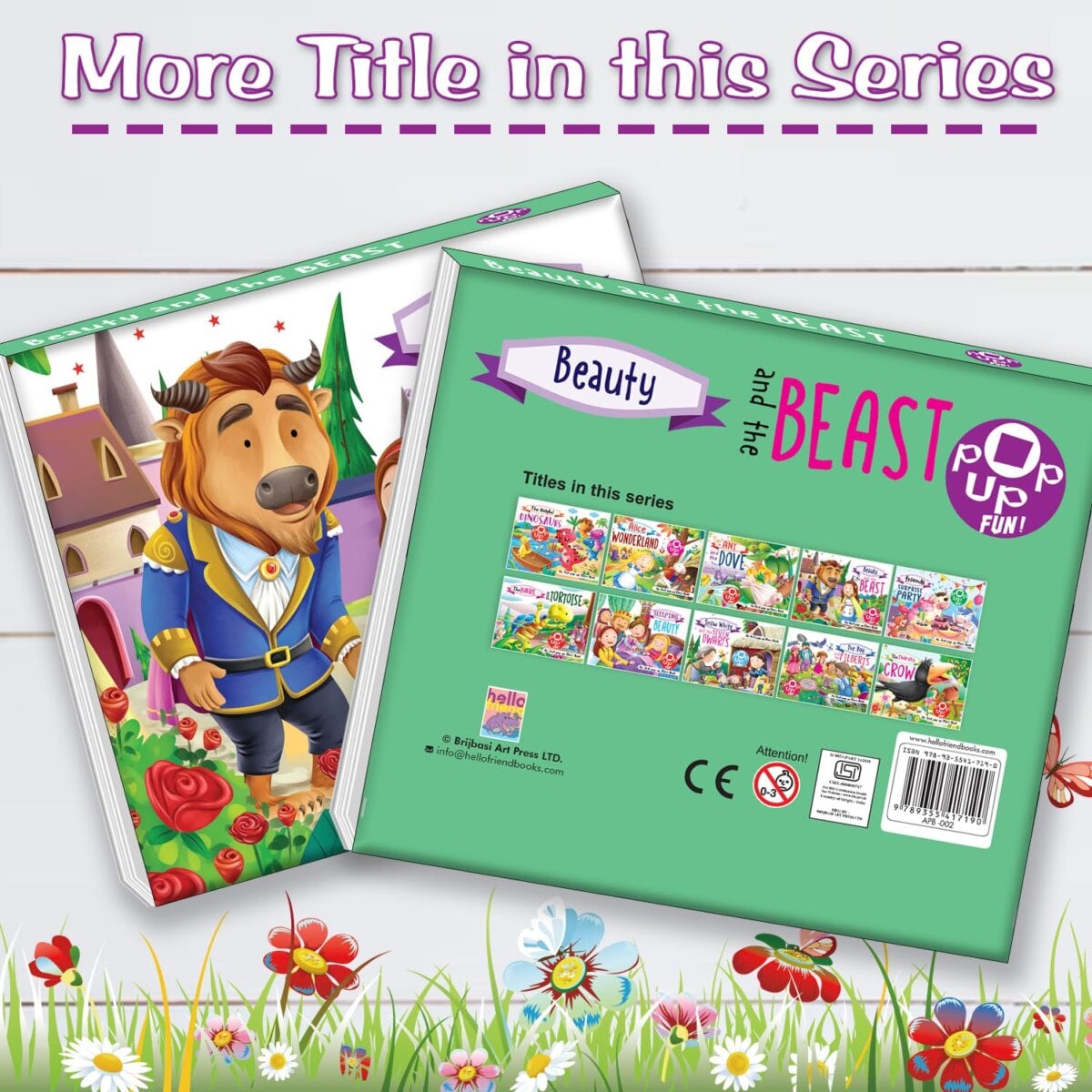 Pop Up Fun ! The Beauty And The Beast ' My First Pop-up Story Book | 2 ...